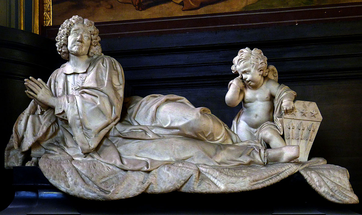 Tombeau de Michel IV Le Tellier - statues sculptes par Mazeline et Hurtrelle